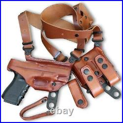 Horizontal Shoulder Holster, HK USP Tactical 40 withRail Adapter, R/ H Draw #1548#