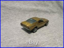 Hot Wheels All Original Redline Ohs Custom Mustang, Gold, Brown Int. Dd. H. K