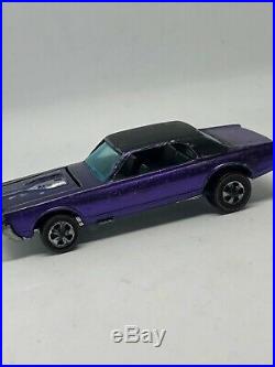Hot Wheels Red line Super Rare H K Purple Cougar With Black Roof