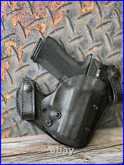 Hybrid Leather and Boltaron Tuckable IWB Gun Holster