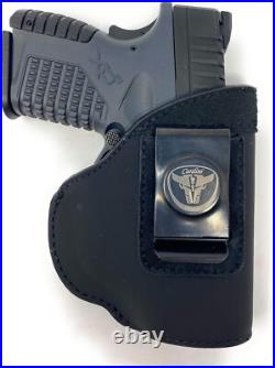 IWB Leather Holster for Glock 23, 19 & Sig P320 Left Handed Design