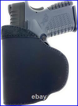 IWB Leather Holster for Glock 23, 19 & Sig P320 Left Handed Design