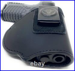 IWB Leather Holster for Glock 23, 19 & Sig P320 Left Handed Design