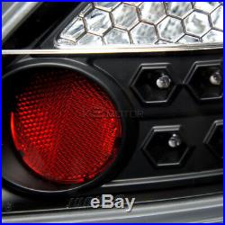 JDM Black 2011-2012 Mazda 2 LED Rear Brake Lamps Tail Lights Replacement L+H
