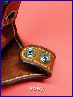 Jackass Leather Basketweave Hip Belt Holster Crossdraw HK Galco OWB Thumb F/S RH