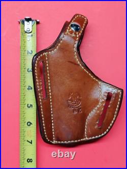 Jackass Leather Basketweave Hip Belt Holster Crossdraw HK Galco OWB Thumb F/S RH