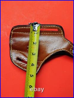 Jackass Leather Basketweave Hip Belt Holster Crossdraw HK Galco OWB Thumb F/S RH