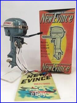 K & O T-M-H-K New Evince Toy Outboard Motor And Box