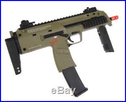 KWA H&K MP7 A1 Gas Blowback Airsoft Combo Package with 2 Extra Mags, Tan Version