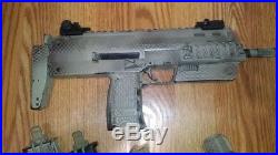 KWA H&K MP7 GBB SMG Airsoft With 2 Mags, Magazine Insert, Suppressor etc