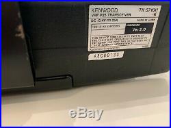 Kenwood TK-5710H-K Ver 2 110W P25 512-channel VHF Two-Way Radio withMount Plate