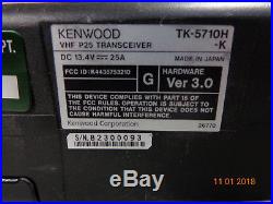 Kenwood TK5710H-K TK-5710 VHF 136-174 110 Watt 512ch P25 Mobile Radio VER 3 #A8