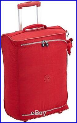 Kipling Cabin Sized 2 Wheeled Trolley Suitcase, 50 cm, Tango Red