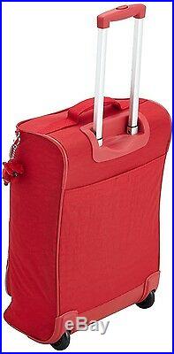 Kipling Cabin Sized 2 Wheeled Trolley Suitcase, 50 cm, Tango Red