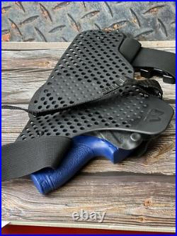 Kydex Chest Carry Rig With Dual Mag Carrier Kydex Chest Carry Rig With Dual Mag Carrier