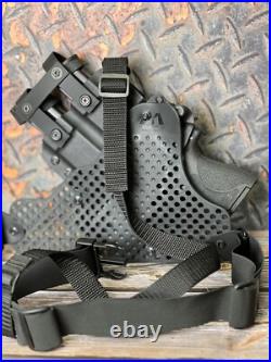 Kydex Chest Carry Rig With Dual Mag Carrier Kydex Chest Carry Rig With Dual Mag Carrier