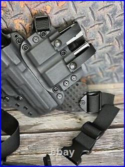 Kydex Chest Carry Rig With Dual Mag Carrier Kydex Chest Carry Rig With Dual Mag Carrier