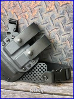 Kydex Chest Carry Rig With Dual Mag Carrier Kydex Chest Carry Rig With Dual Mag Carrier