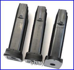 LOT OF 3 HK P2000C 9mm 10 Round Magazine Blued Steel Clip P 2000 Compact