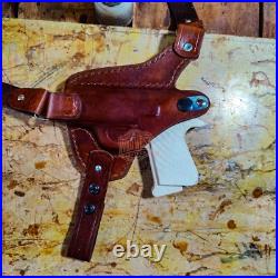 Leather Horizontal Shoulder Holster with Thumb Break for Heckler & Koch Models Leather Horizontal Shoulder Holster with Thumb Break for Heckler & Koch Models