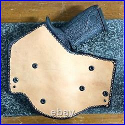 Leather Lined Kydex Shell Hybrid Gun Holster Forward Cant