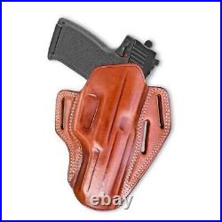 Leather OWB Pancake Holster Fits, H&K MARK 23 Socom 45 Auto 5.87'' Barrel #1477# Leather OWB Pancake Holster Fits, H&K MARK 23 Socom 45 Auto 5.87'' Barrel #1477#