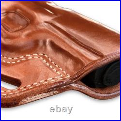 Leather OWB Pancake Holster Fits, H&K MARK 23 Socom 45 Auto 5.87'' Barrel #1477# Leather OWB Pancake Holster Fits, H&K MARK 23 Socom 45 Auto 5.87'' Barrel #1477#