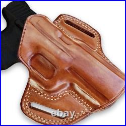 Leather Pancake Holster Fits, H&K USP 9/40/45 ACP Full Size 4.41 Barrel #1022#