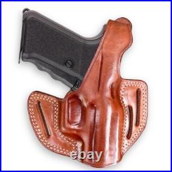 Leather Pancake Holster with Thumb Break For H&K P7 M8.9x19mm Parabellum #1028#