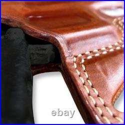 Leather Pancake Holster with Thumb Break For H&K P7 M8.9x19mm Parabellum #1028#