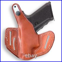 Leather Pancake Holster with Thumb Break For H&K P7 M8.9x19mm Parabellum #1028#