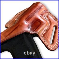 Leather Pancake Holster with Thumb Break For H&K P7 M8.9x19mm Parabellum #1028#