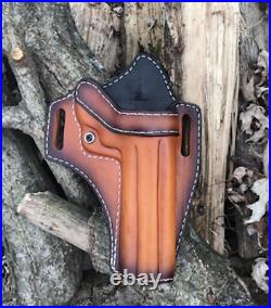 Leather Retention OWB Holster- Brown