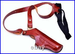 Leather Shoulder Holster Fits H&K 45, VP9, P30 Genuine Leather