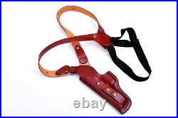 Leather Shoulder Holster Fits H&K 45, VP9, P30 Genuine Leather