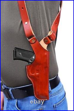 Leather Shoulder Holster Fits H&K 45, VP9, P30 Genuine Leather