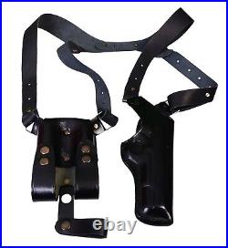 Leather Shoulder Holster Fits H&K VP9, P30, 45 Vertical Posture