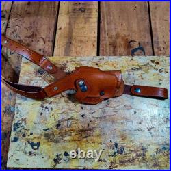 Leather Vertical Roto Double Shoulder Holster For Heckler & Koch Models