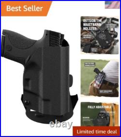 Left-Hand OWB Kydex Holster for Heckler & Koch VP9SK RDS Secure & Comfortable Left-Hand OWB Kydex Holster for Heckler & Koch VP9SK RDS Secure & Comfortable
