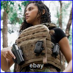 Level 2 Light Bearing Holster with Adjustable Rotating Paddle, T40X Orpaz