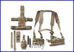 London Bridge Trading LBT Multicam H&K. 45 Holster Kit Chest/Thigh Rig