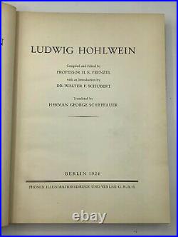 Ludwig Hohlwein by H K Frenzel Hardback Berlin 1926 Compilation of German Poster