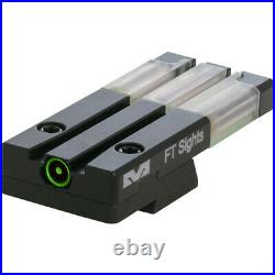 Meprolight Fiber-Tritium Bullseye Rear Sight for H&K VP9 (Green)