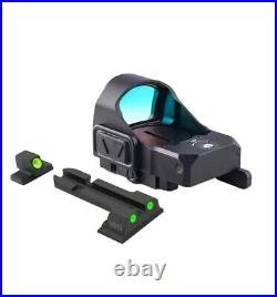 Meprolight MicroRDS Red Dot Sight, QD Mount, Backup Sights for H&K VP9, 88070505