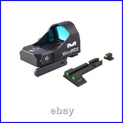 Meprolight MicroRDS Red Dot Sight, QD Mount, Backup Sights for H&K VP9, 88070505