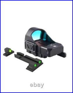 Meprolight microRDS H&K 45/P30/VP9 Red Dot Sight withBackup Sights & QD 88070505