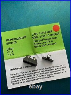Meprolight set Tru Dot night sights ML-11517 Compact NEW IN PACKAGE