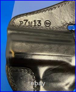 Milt Sparks Holsters Versa Max 2 Black Horsehide with Sharkskin H&K P7 M13 HK NEW Milt Sparks Holsters Versa Max 2 Black Horsehide with Sharkskin H&K P7 M13 HK NEW