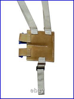 NEW Barsony Olive Drab Shoulder Holster Dbl Mag Pouch Glock HK FN Full Size VER