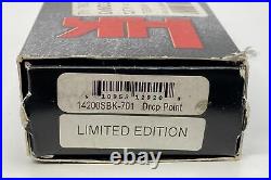 NEW Heckler & Koch DROP POINT 14200SBK-701 folding HK KNIFE Limited Edition #9